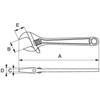 Bahco 8072C Clé à molette Chrome 25 cm (Import Grande Bretagne)