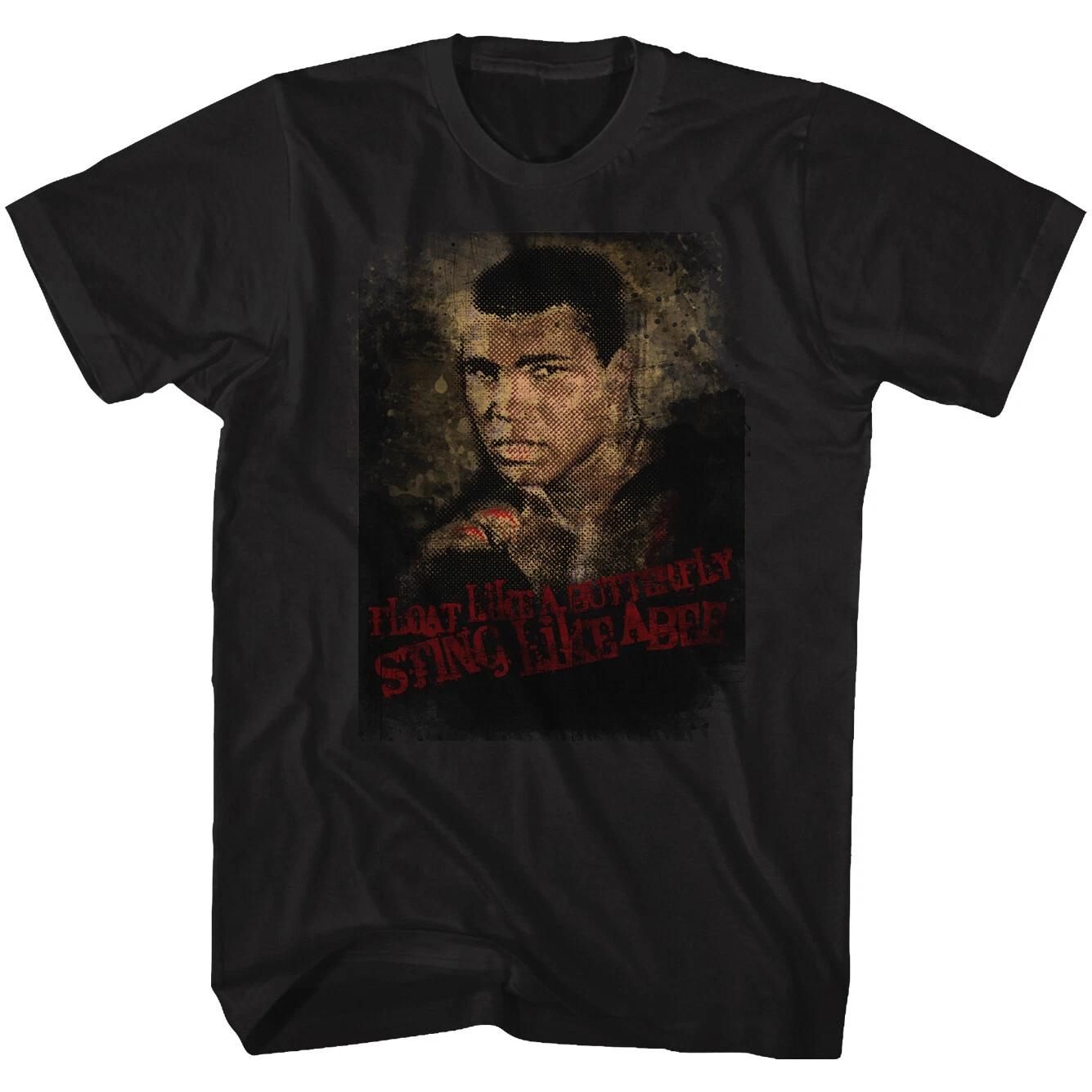 Muhammad Ali Float Like A Butterfly Sting Like A Bee 8 Bit Ali Men s T Shirt 4XL