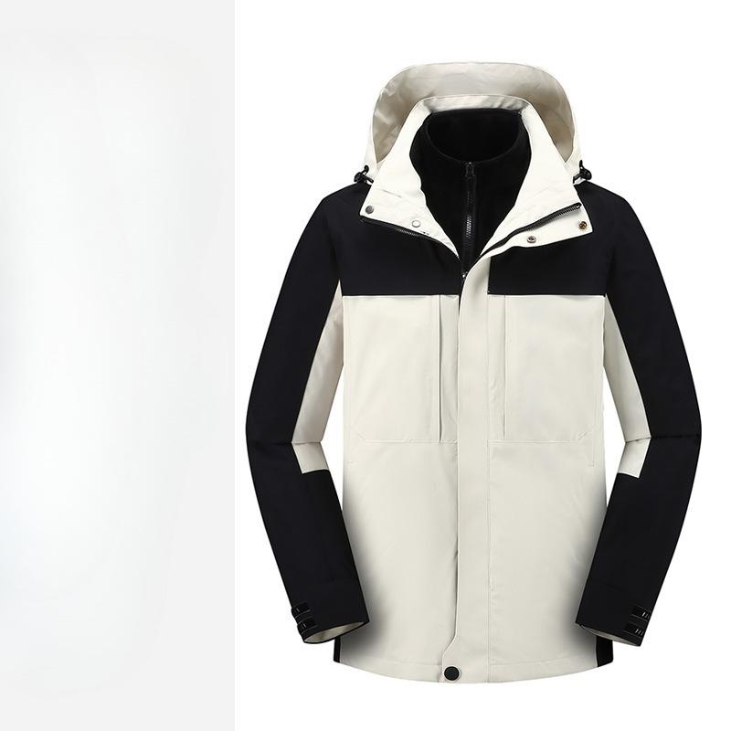 New Style Three-in-one Jacket, Autumn and Winter Detachable Storage Jacket, Rain Outdoor Mountaineering Jacket