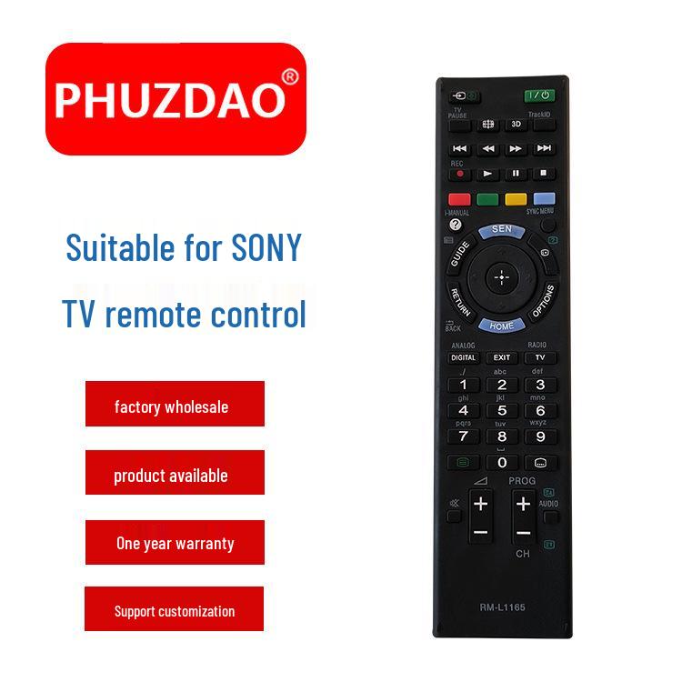 In-stock RM-L1165 Universal Remote for Sony 3D Smart LCD TVs