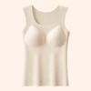 New Women's Slimming Warm Vest Underwear Fixed Cup Bra Top Base Layer Shirt Autumn Winter Outerwear Versatile Innerwear