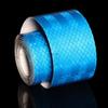 5cm*10m Blue Diamond Grade PET Adhesive Reflective Material Tape Stickers Safety Warning Reflectors Sheeting For Car Truck Trail