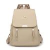 Fashionable Soft Leather Large-capacity Travel Backpack, Dual-purpose Single-shoulder Schoolbag Casually