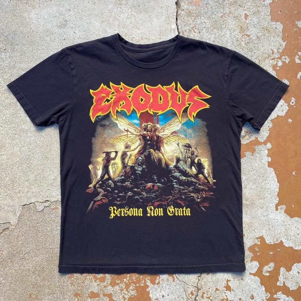 Exodus Persona Non Grata Tour T-shirt Adult Size Medium Thrash Metal Band Gore M