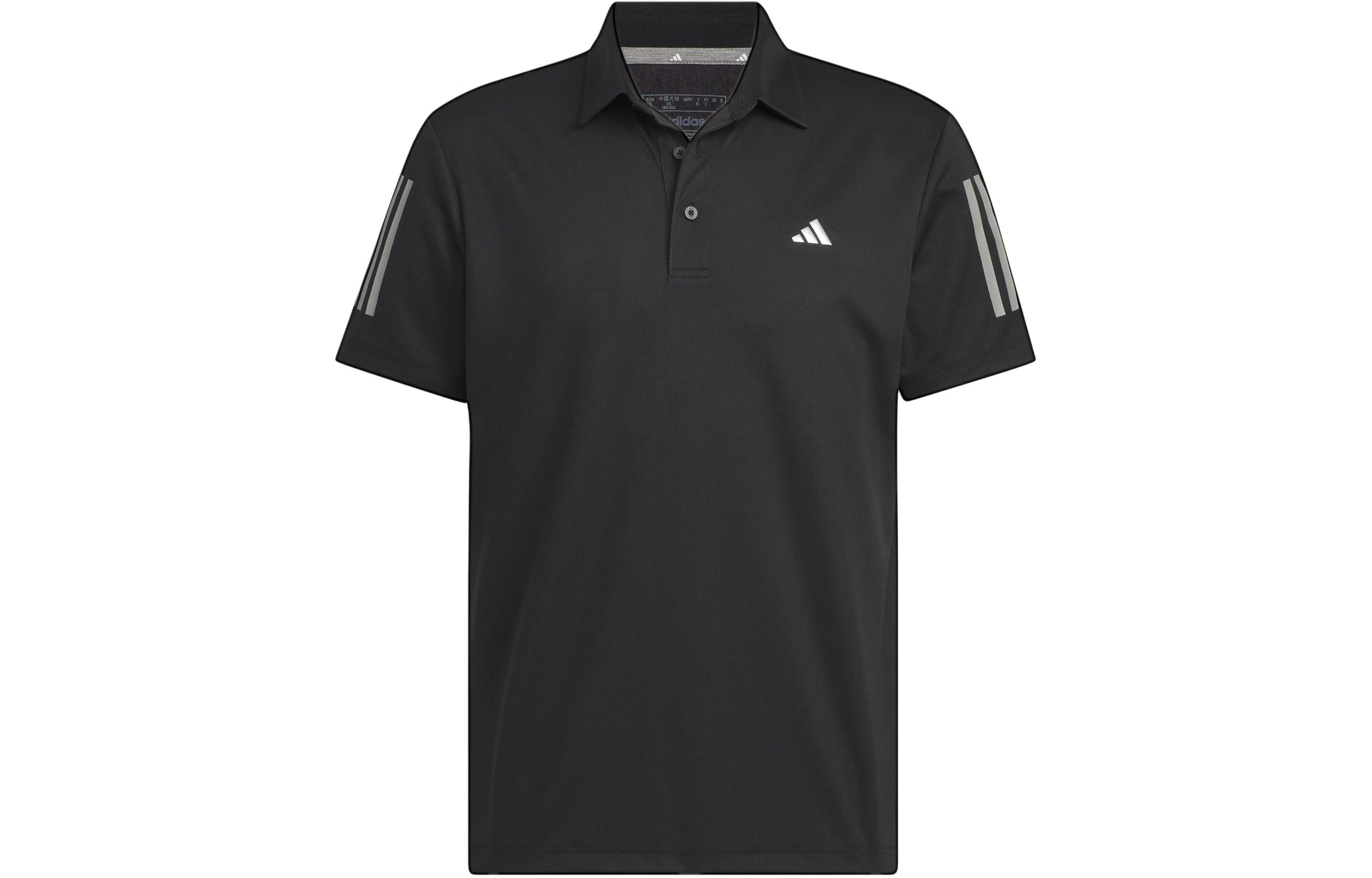 Adidas AEROREADY 3 Stripes Polo Shirt Polo Shirt Men s Black IN6629 L