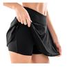 Women Pleated Athletic Skort with Built-in Shorts Lightweight Breathable Stretchy Tennis Running Golf Skirt for Fitness Training