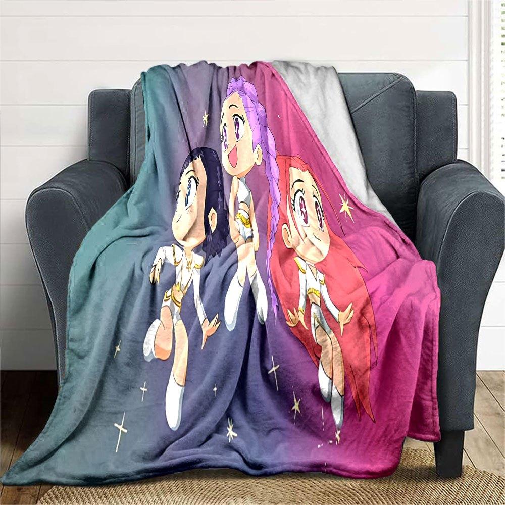 1pc hunter x (6) Blanket Soft Warm Throw for Home, Office, Travel All Season Cozy Bedding Gift, Office Cozy AccessoryB06