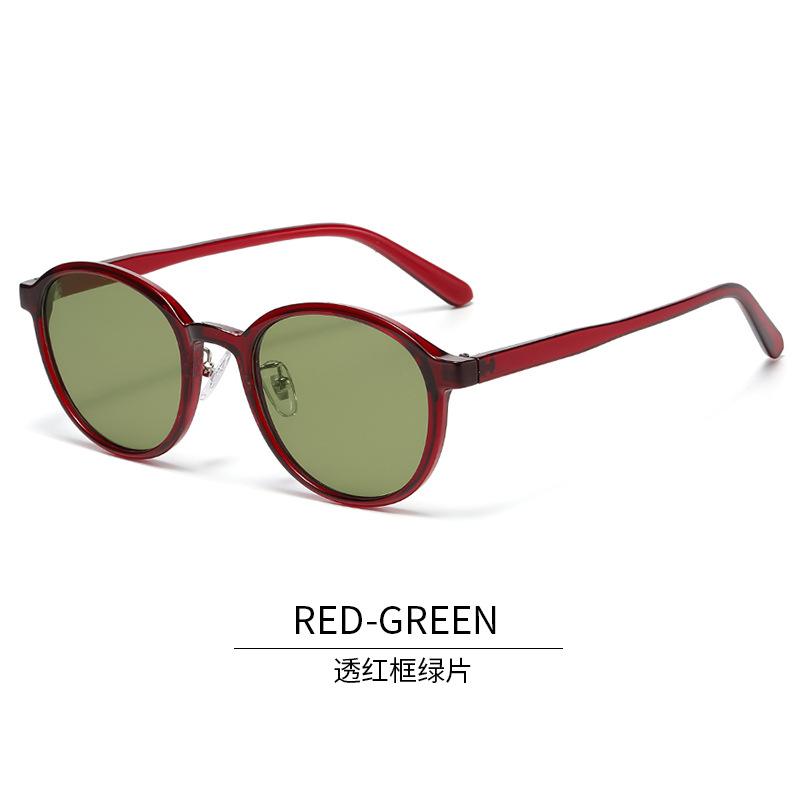 

Korean Style Women S Sunglasses Round Shape Anti-Reflective Men S Designer Sun Glasses Campus Style Sunglasses For Girls