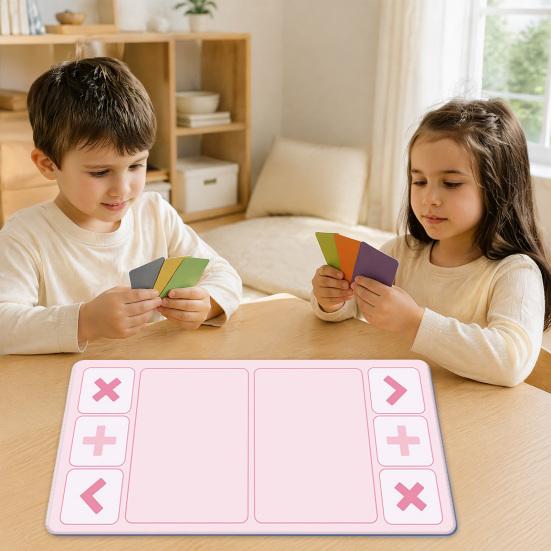 Fidget Spielmatte für Kinder Handelsbrettmatte, Rutschfeste Gummi-Tischmatte 24 x 12 Zoll Spielzeugbrett für Sammler, Geschenk Party