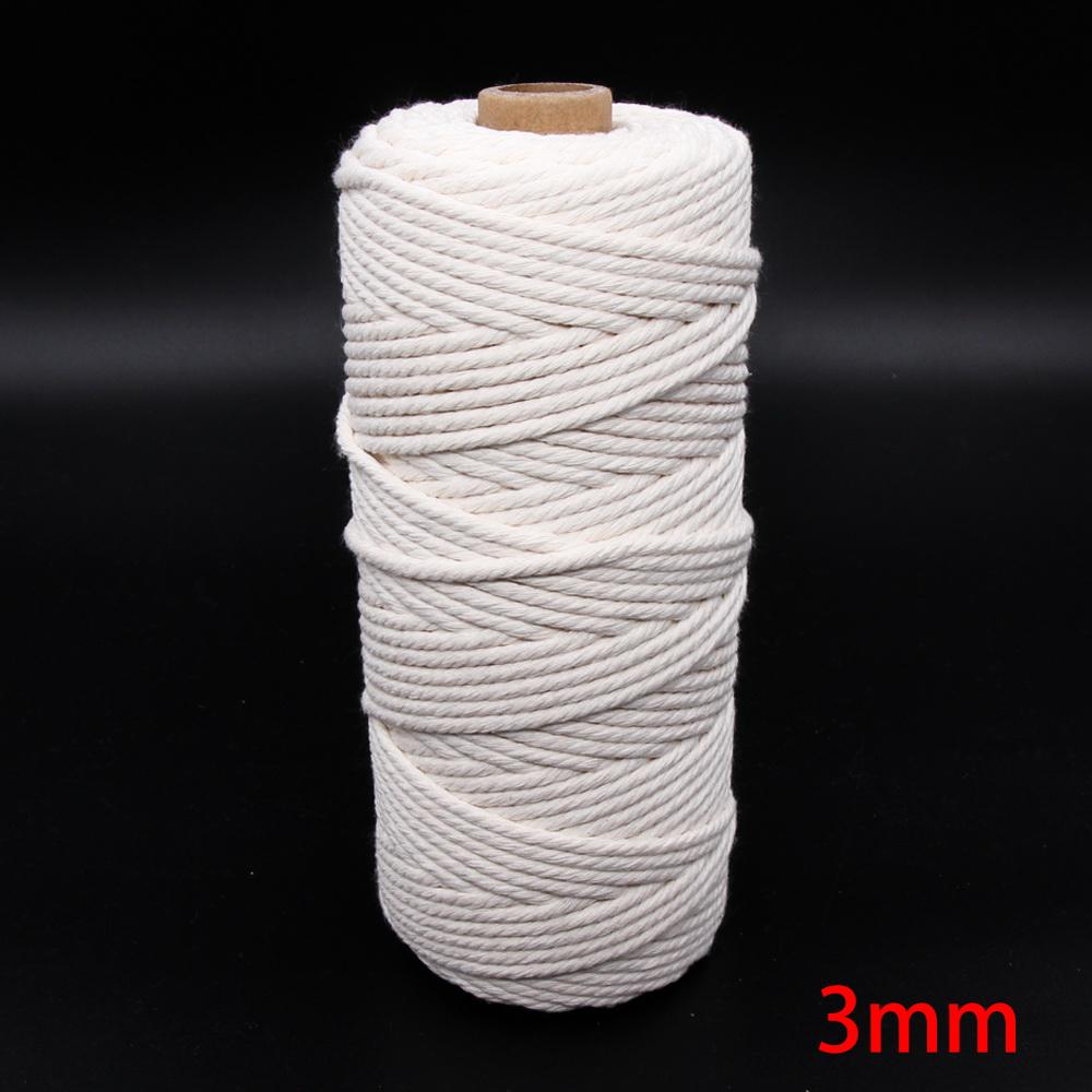2 mm 3 mm 4 mm Cotton Macrame Cord