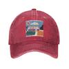 Retro Vintage Eriba Wohnwagen Denim Kappe Lässige Baseballkappen Verstellbarer Hut Sommer Unisex Baseballkappen