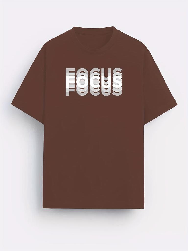 [Trendy FOCUS Tričko] MBDMBD Pánské trendy bílé tričko - Kulatý výstřih, Krátký rukáv, Letní ležérní top, Lze prát v pračce