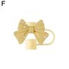 Bow Straw Cap Covers Toppers Silicone Straw Covers Cap Accessories For Stanley Cups 30&40 Oz Tumbler Dust Proof Plugs Protector