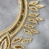 Luxury Applique Patches Handmade Clothing Applique Fashion Beads Applique  Apparel Accessories