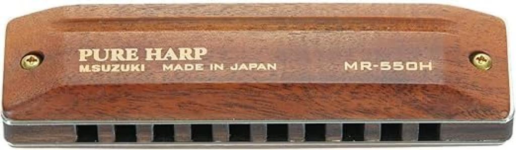 SUZUKI 10 Hole Harmonica PURE HARP C Tone MR-550H
