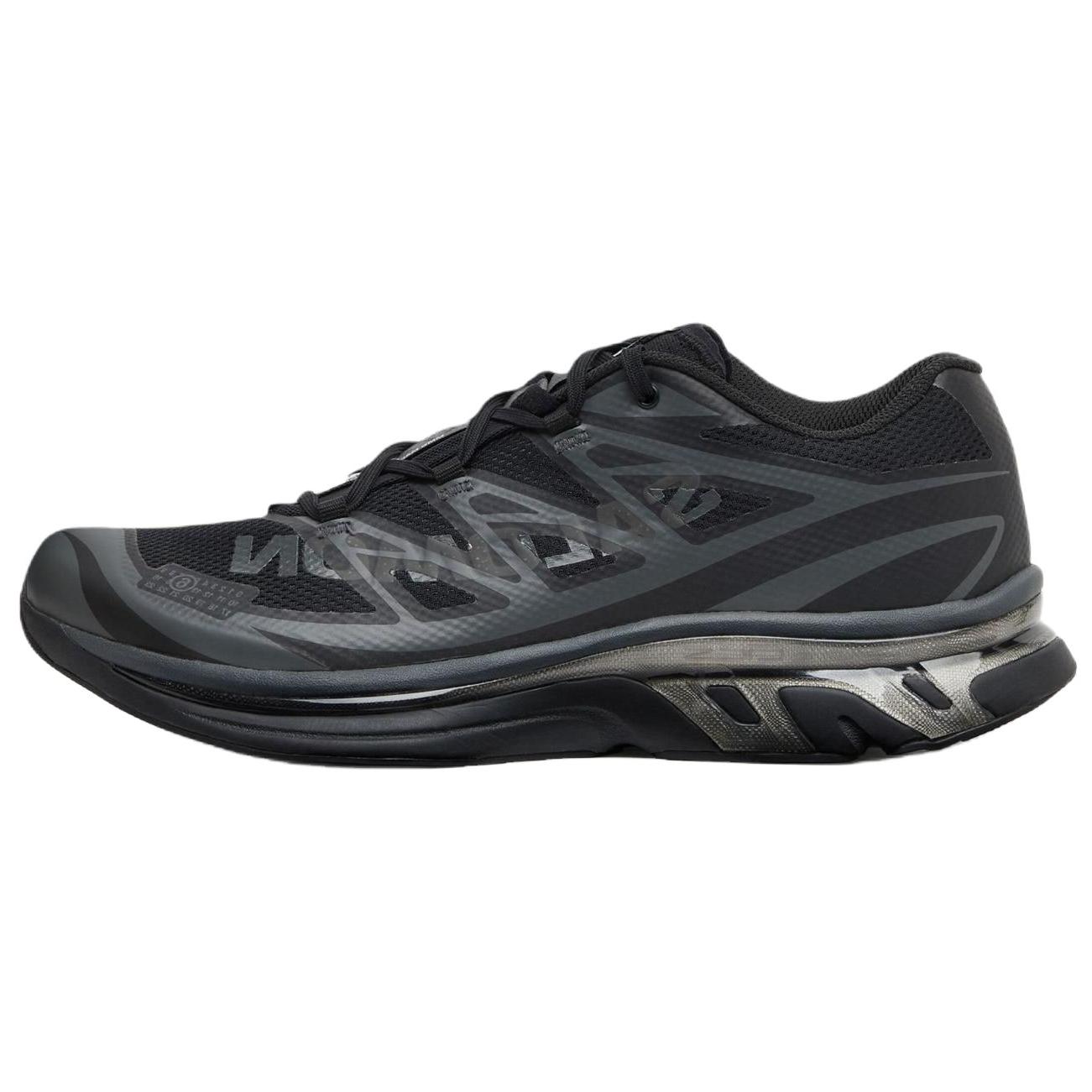 MM6 Maison Margiela x Salomon XT-6 Zwart Asfalt Dames Sneakers S59WS0243-P6303-HB422 40⅔
