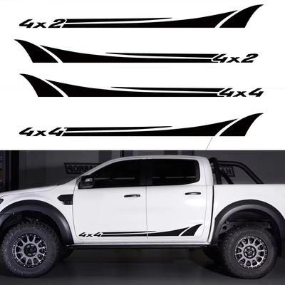Car Door Side 4X4 4X2 Decals Truck Decor Stickers For Isuzu Dmax Maxus T60 Dodge RAM GWM Poer VW Amarok Auto Tuning Accessories