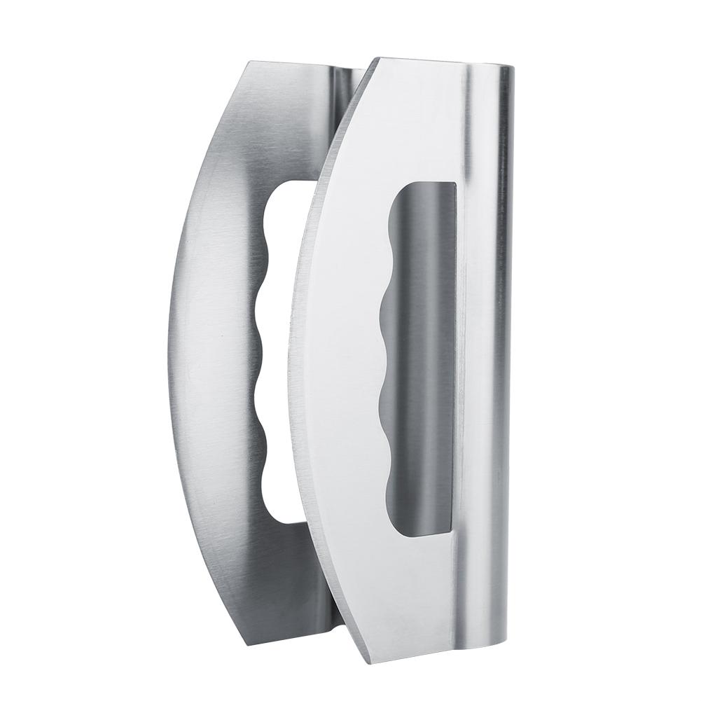 Multi use Stainless Steel Fruits Vegetables Food Cutter Double Blades Chopper Slicing Tool