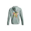 Under Armour Pattern Printed Hooded Sweatshirt Men Sweatshirt Light-Green 1374306-781