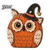 Kids Halloween Room Decor Vintage Wooden Hanging Ornaments Rustic Pumpkin Owl Ghost Farmhouse Eco Friendly Wood Decorations Tree Decoration with Rope