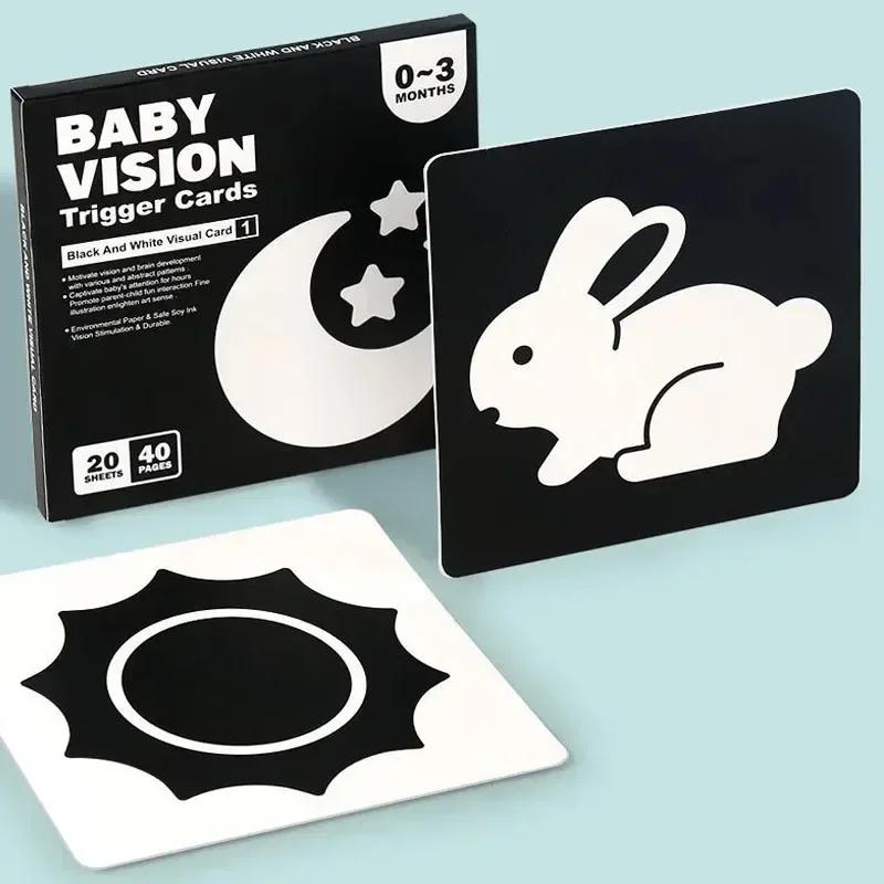 Baby Buch Vision Auslöser Kognition Karten Säugling Kinder Eltern-Kind Frühes Lernen Bücher 0-36 Monate Montessori Lernspielzeug