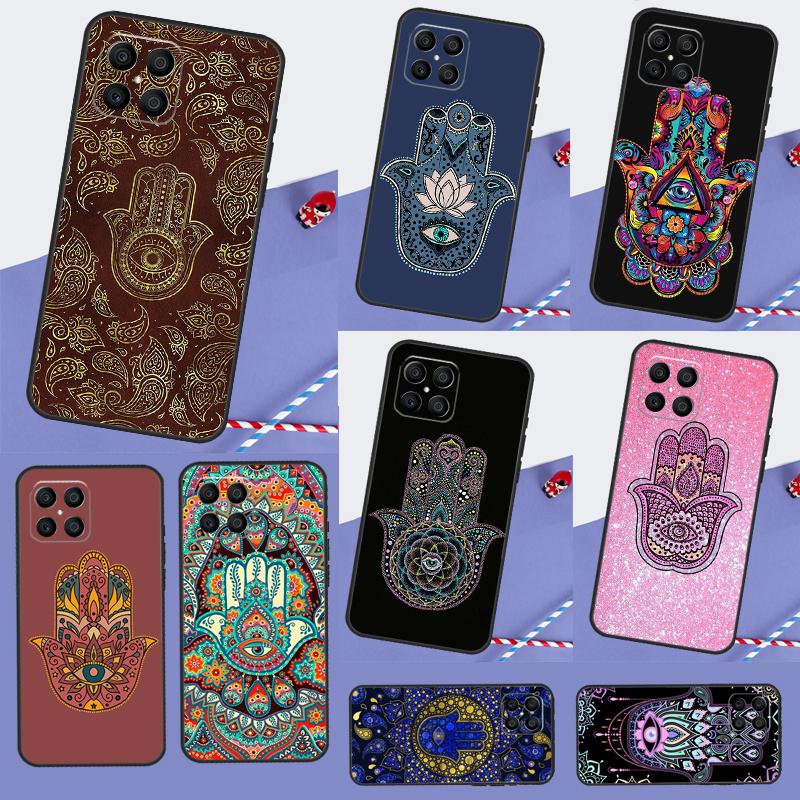 Hamsa Hand Of Fatima Art For Huawei Nova 10 9 SE 5T 12s 12i 11i Y91 Y90 Y60 Y70 Y72 Y61 P60 Pro P20 P40 P30 Lite Case