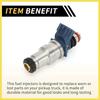 1 Pc Fuel Injector for Toyota Tacoma 1995-2001 Engine Fuel Injection Nozzle No.2320979085 4 Holes Plastic Silver Tone Blue Benefit