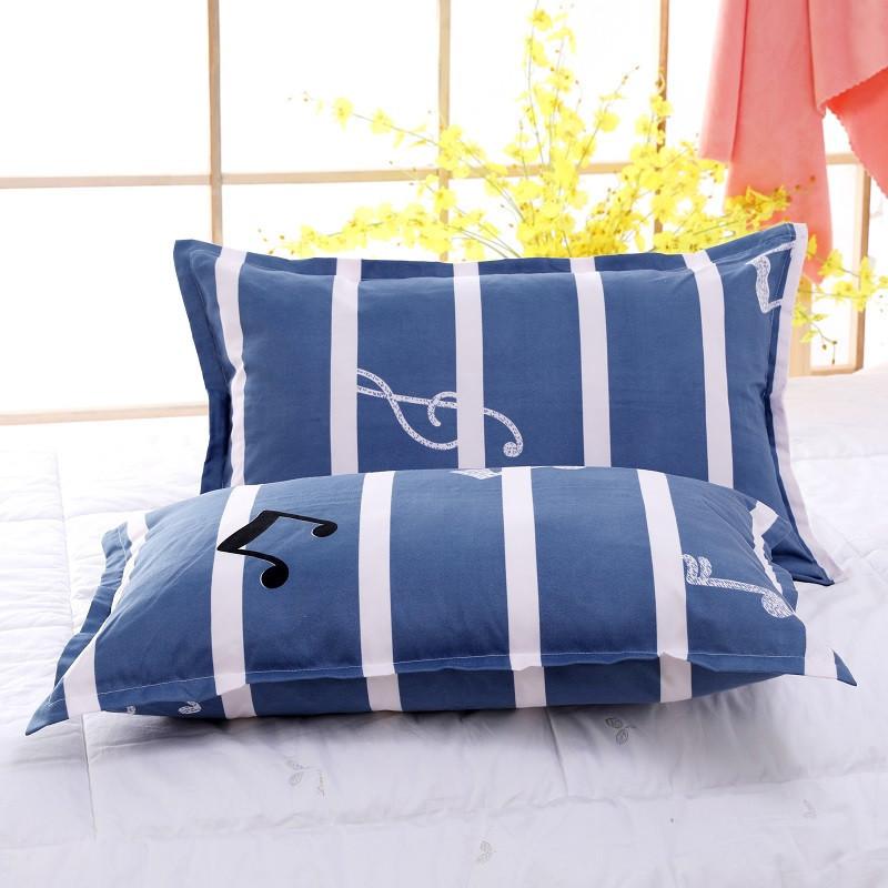48X74Cm Printed Pillow Case Bed Pillowcases Standard Pillow Cover for Bedding Bedroom (No Filler)