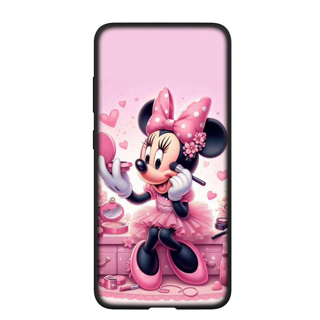 Phone Case for Samsung Galaxy S25 S23 S22 S21 S24 Ultra FE A05 A06 A15 A16 A36 A37 A35 A54 A55 A56 A57 A25 A26 A53 A17 Lovely Minnie Cute Mouse Cover