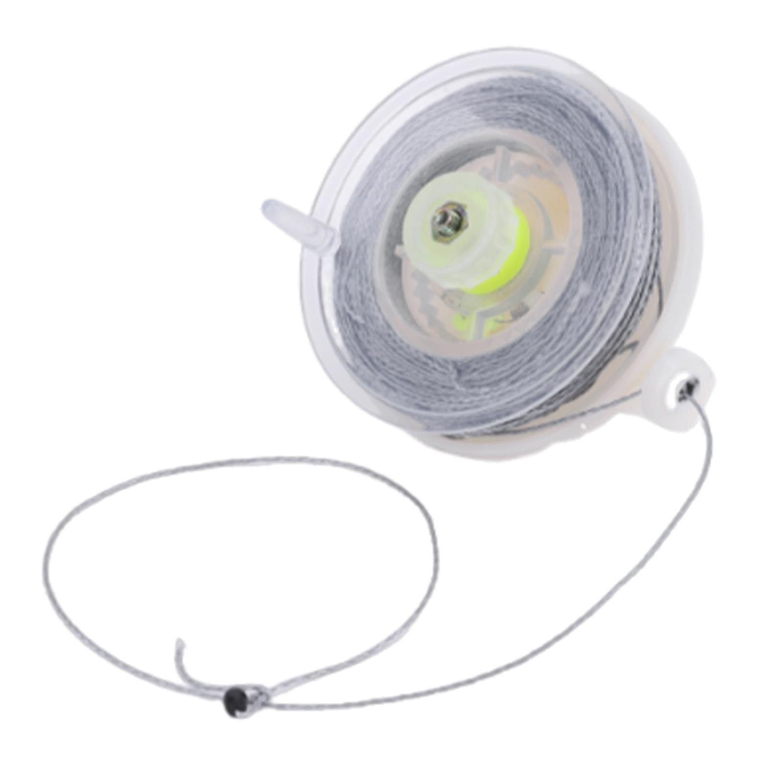 

82ft Camping Perimeter Alarm Trip Line Perimeter Trip Alarm Line Reusable Reel Trip Wire for Early Warning Hunting
