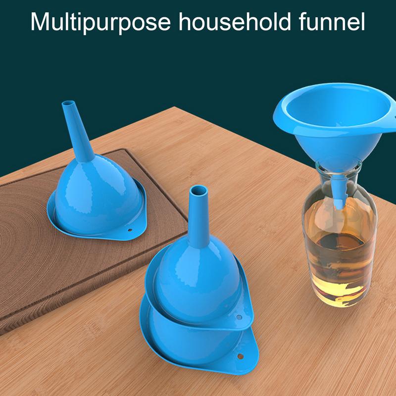 Kitchen Funnel Set High Temperature Resistant Funnel Kit Easy To Clean Kitchen Supplies For Transferring Dry Ingredients