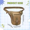 Bag Leg Pouch Oxford Cloth Crossbody Backpack Waist Pack Thigh for Cycling Riding Fishing Travel