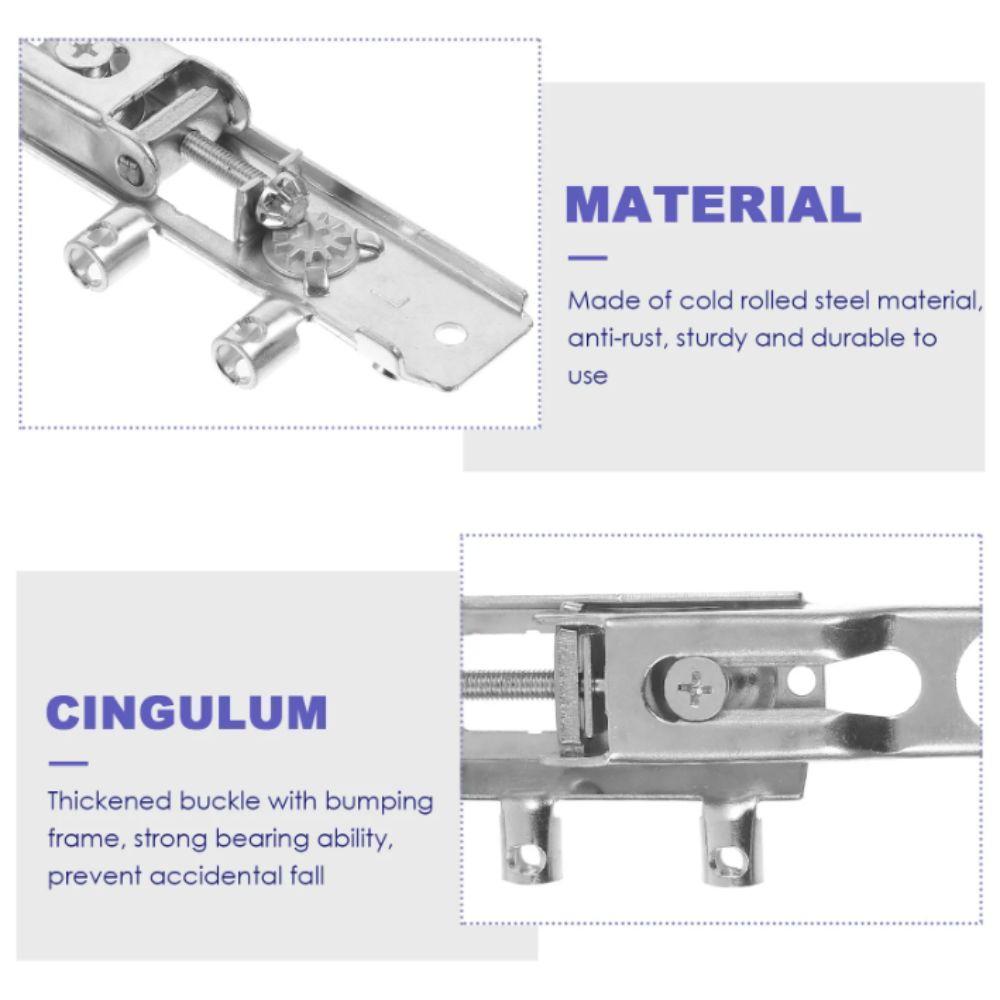 Conceal Hidden Wall Mount Hanger Adjustable Cabinet Hanging Bracket  Wall Mount Installation