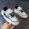 Children's middle-aged and older children's shoes, small white shoes, spring and autumn casual board shoes, fashion sports shoes, soft soles Douyin T