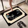 Diatom Mud Toilet Bathroom Toilet Door Soft Floor Mat Toilet Water Absorbent Non-slip Foot Pad Door Quick Drying Carpet