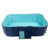 Foldable Pool Non Inflatable Thickened Wear Resistant Portable Swimming Pool for Outdoor Backyard Kids Dogs