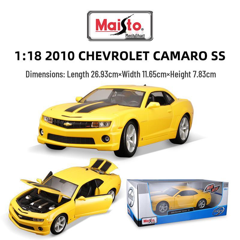 

Майсто 1:18 Chevrolet Camaro Bumblebee Игрушка Модель Машинки из Сплава
