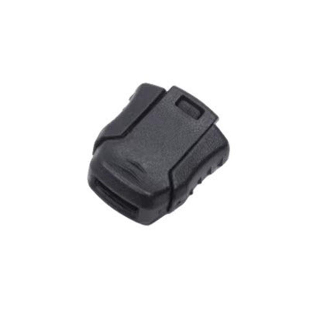2pcs Black Cord Lock Bean Sportswear Accessories Toggle Clip Plastic Stopper  Outdoor Tool