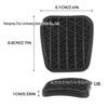 Vauxhall Chevrolet Opel Car Brake & Clutch Pedal Rubber Cover Accessory