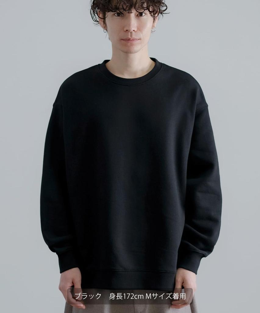 [IMPROVES] SIDE23-088 Plain Fleece Sweatshirt