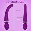 Sex Toys for Adult Dual Vibrator Av Wand Massager Dildo Vibrator Waterproof G Spot Clitoris Stimulator Anal Sex Toys for Woman