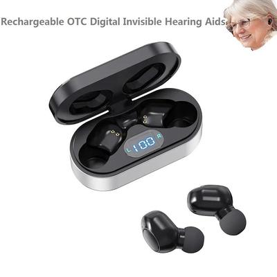 Yaşlılar için İşitme Cihazları, Tıbbi Kulak İçi Sağır Gürültü İşitme Amplifikatörü Yardımı Şarj Edilebilir OTC Dijital İşitme Cihazları