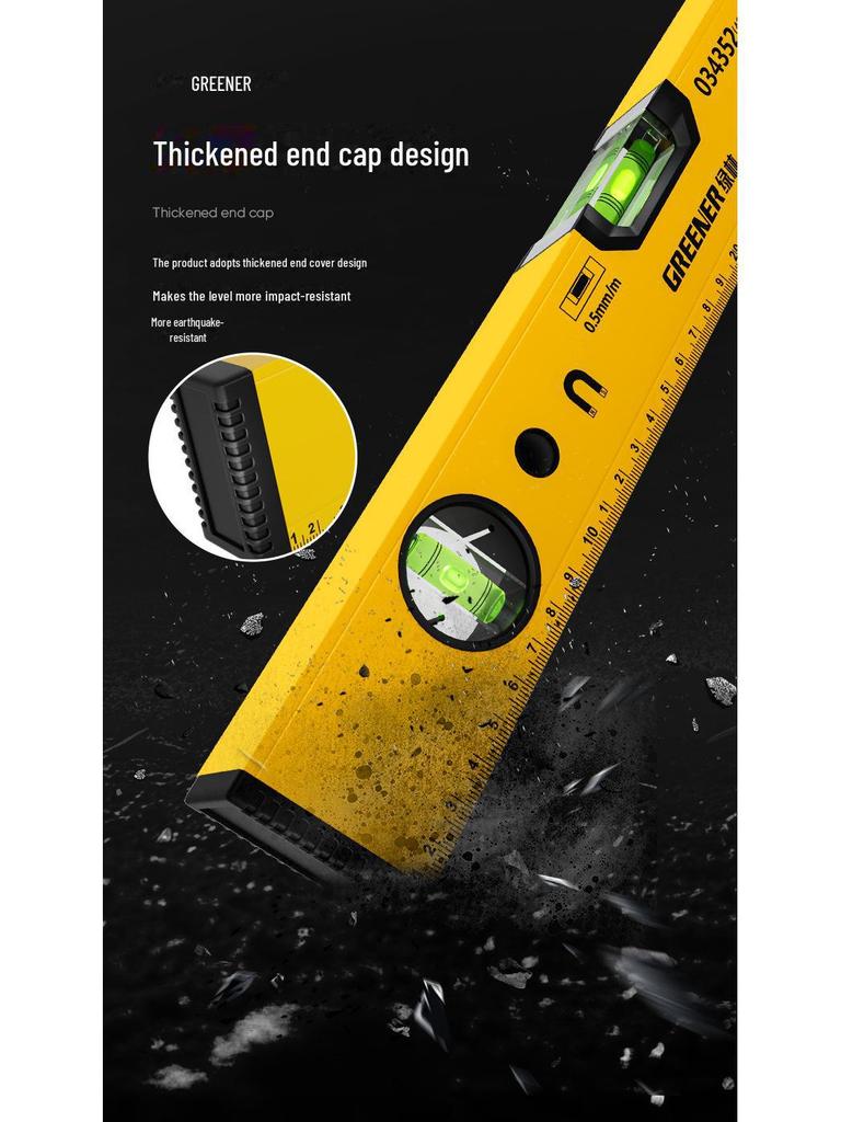 Green Forest Mini High-Precision Aluminum Alloy Magnetic Level