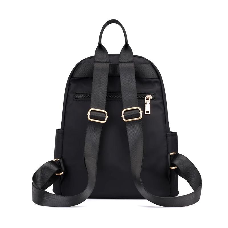 Backpack women's 2025 new trendy travel Oxford cloth small backpack women's versatile fashion canvas small bag book bag