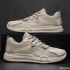 Fashion Trendy New Men's Shoes Casual Leather Sneakers Breathable Comfort Mesh Shoes Fashion Casual Male Shoes Zapatos Homme Sneaker