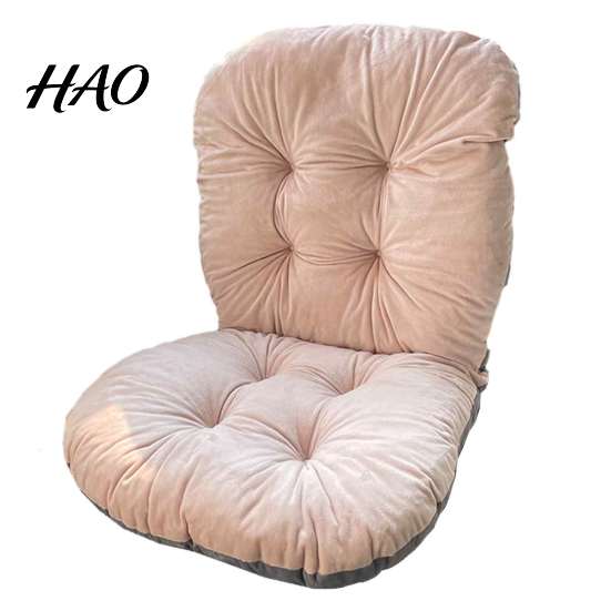 Full Support Seat Set Chair Cushion with Back Support, Plush Desk Soft for Hard Chairs Ties, Non-slip Office Pad Dining And Gaming Long Sitting