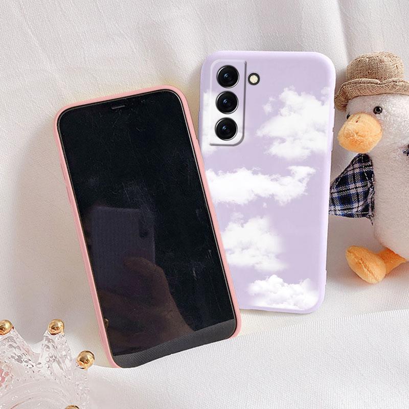 Case For Samsung Galaxy S22 S 22 Plus Ultra Phone Cover Cute Cartoon Candy Painted Soft TPU Coque For Samsung S24 S25 Plus Funda