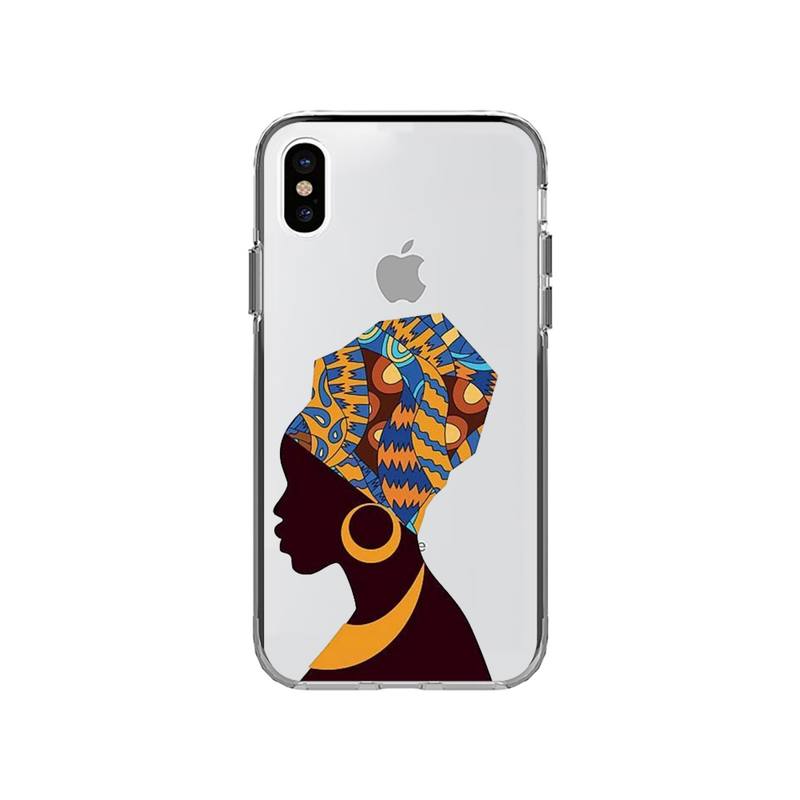 YNDFCNB Cartoon South Africa Woman Phone Case for iPhone 11 12 13 Mini Pro XS MAX 8 7 6 6S Plus X 5S SE 2020 XR Cover