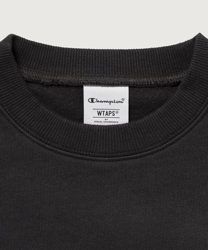 Champion X Doubletaps Terry Fleece Crewneck Sweatshirt Off Black