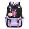 K-pop Inspired Anime Girl Group Backpack Students Teens School Use Lightweight Oxford Fabric With USB Port Padded Straps